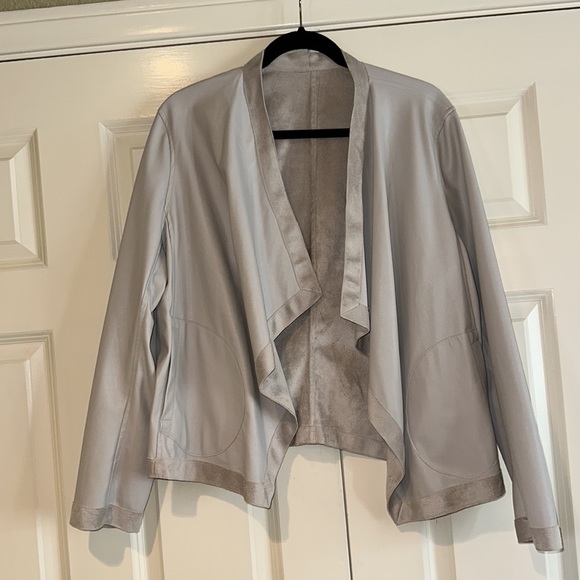 Teagan Reversible faux Leather/Suede Jacket - Picture 3 of 11